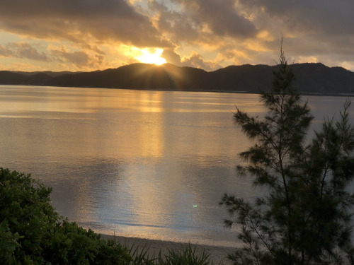 奄美大島の夕暮れ
