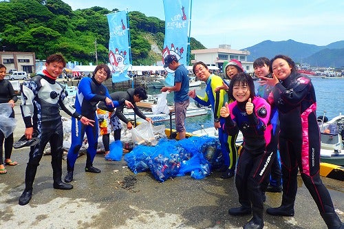 ノリスの海中清掃(高知県柏島)