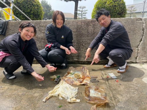 ノリスの海中清掃