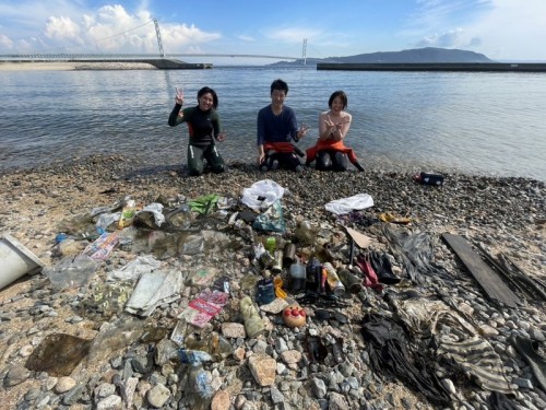 ノリスの海中清掃