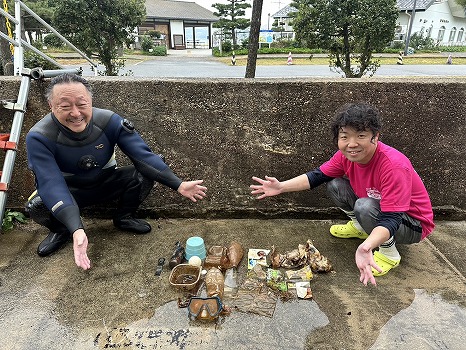 海中清掃in兵庫県神戸市・舞子浜11/16